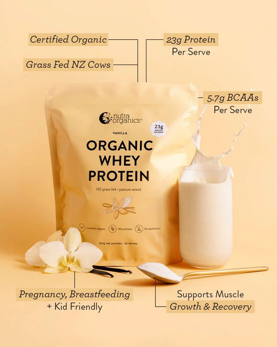 Organic Whey Protein - Vanilla - 750g - LYTES