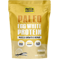 Paleo Pro Vanilla Egg White Protein - 900g by Protein Supplies Australia in golden resealable pouch for muscle repair and gluten-free diet.
