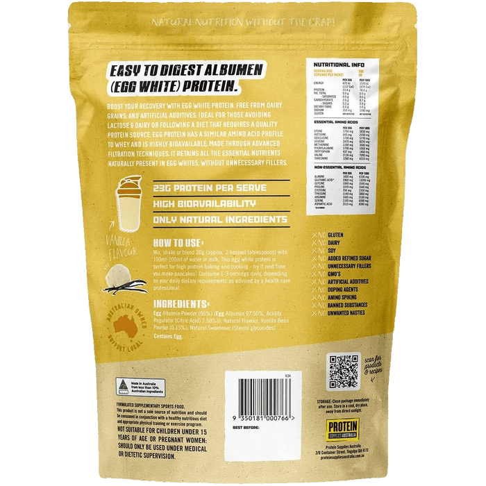 Paleo Pro Vanilla Egg White Protein - 900g