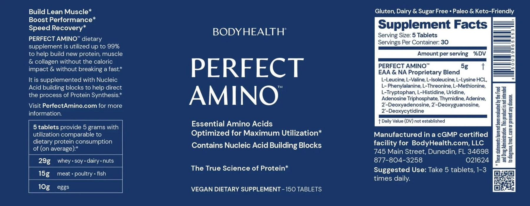 Perfect Amino - 150 Tablets - LYTES