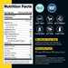 Nutrition facts label for Pineapple Electrolyte Drink Mix - 30 Sticks by Venture Pal with natural, vegan, gluten-free features.