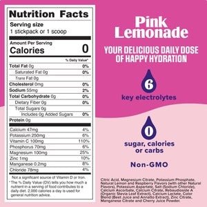 Pink Lemonade Electrolyte Drink Mix - 90 Serves