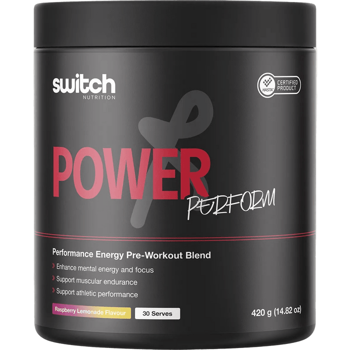 Power Perform Pre - Workout Blend Raspberry Lemonade - 30 Serves - LYTES