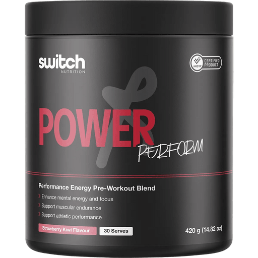 Power Perform Pre - Workout Blend - Strawberry Kiwi - 30 Serves - LYTES