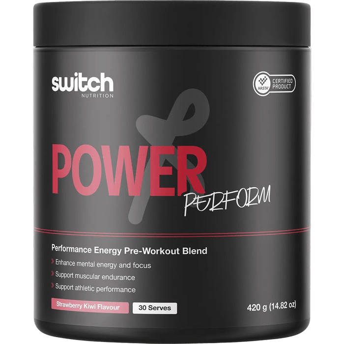Power Perform Pre - Workout Blend - Strawberry Kiwi - 30 Serves - LYTES