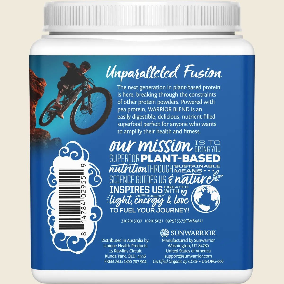 Protein Powder Warrior Blend Chocolate 375g