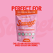 Pure Allulose Natural Sweetener Granules - 500g by Saweet Way in vibrant pink packaging with usage suggestions.