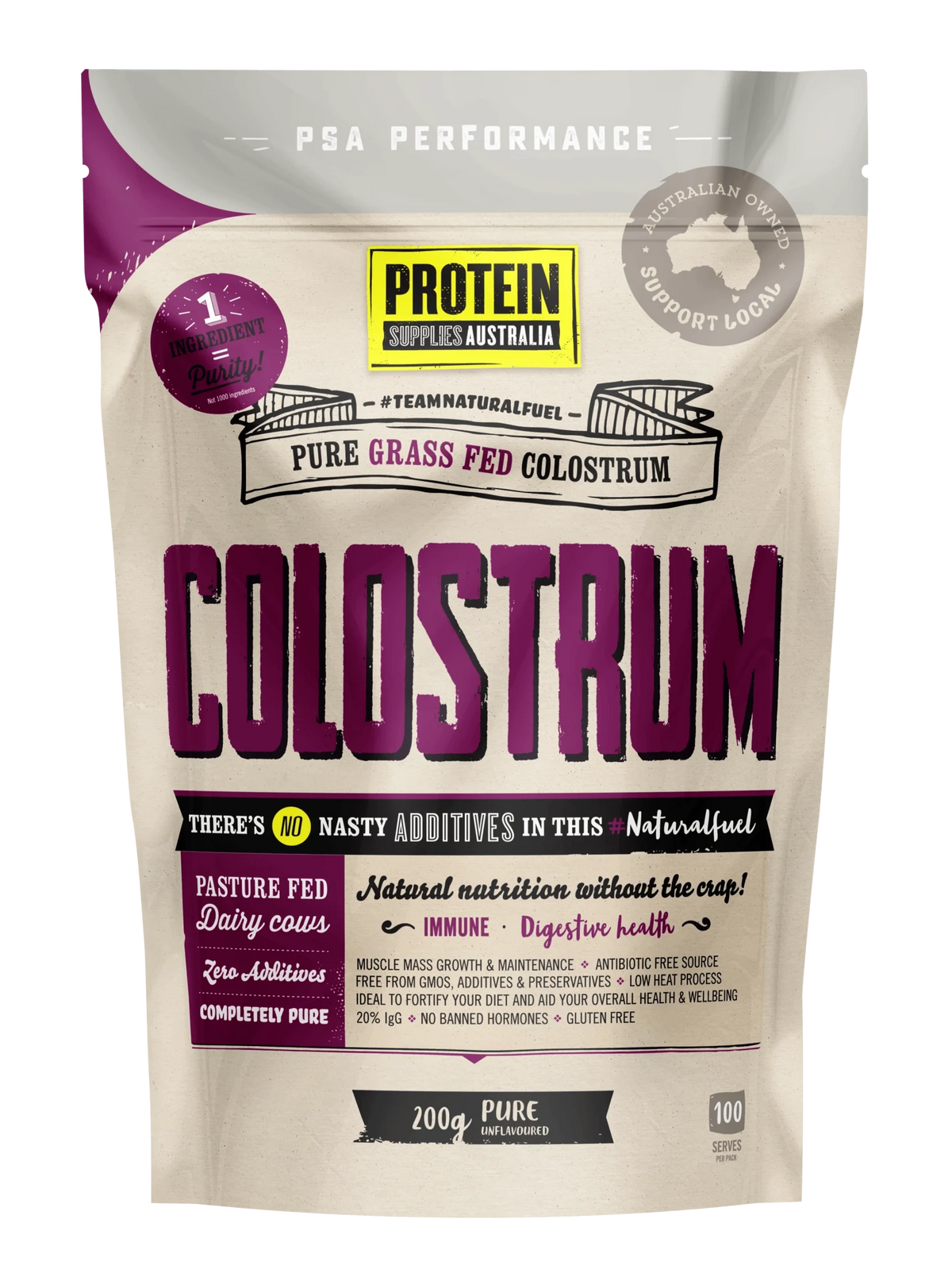 Pure Grass Fed Colostrum - 200g - LYTES