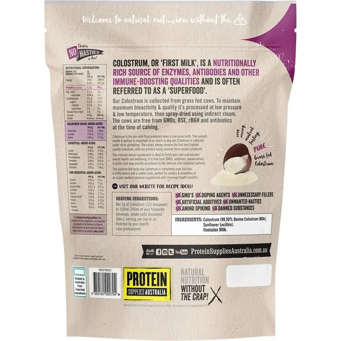 Pure Grass Fed Colostrum - 500g - LYTES