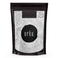 Orku Pure Potassium Chloride Powder - 400g pouch with black and white abstract design, Australian owned label.