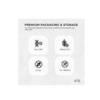 Premium packaging for Pure Potassium Chloride Powder - 400g by Orku highlighting non-GMO, gluten-free, soy-free, and no additives.