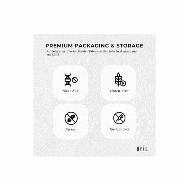 Pure Potassium Chloride Powder - 400g - LYTES
