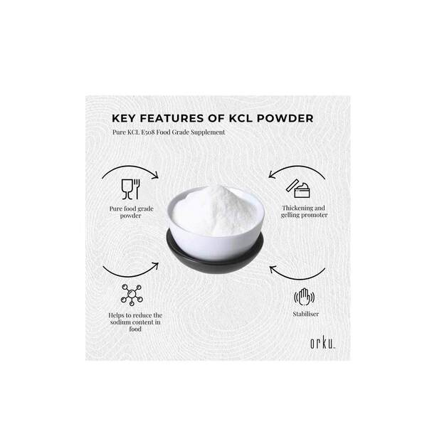 Pure Potassium Chloride Powder - 400g - Yo Keto