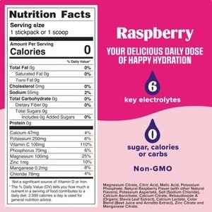 Raspberry Electrolyte Powder - 90 Serves