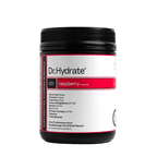 Raspberry Jar - 30 Serves by Dr. Hydrate, electrolyte powder with vitamins, minerals, and probiotics for hydration support.