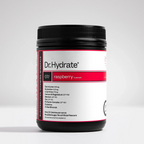 Raspberry Jar - 30 Serves by Dr. Hydrate, electrolyte drink mix with vitamins and minerals for hydration support.
