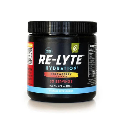 Re - Lyte Electrolyte Mix - Strawberry Lemonade - Tub - 30 Serves - LYTES