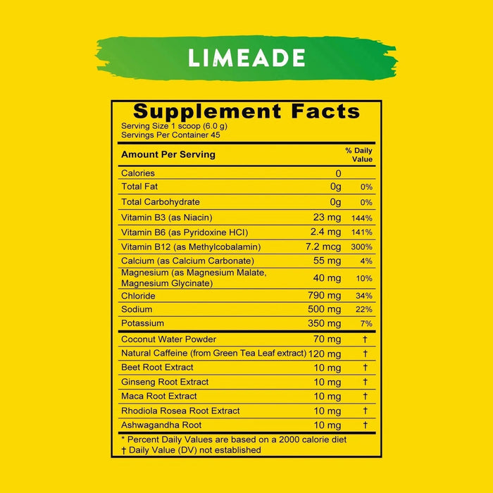 Re - Lyte Energy - Limeade - 45 serves - LYTES