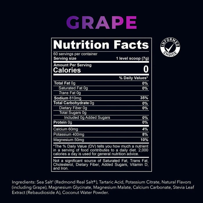 Re-Lyte Hydration - Grape - Tub - 60 Serves