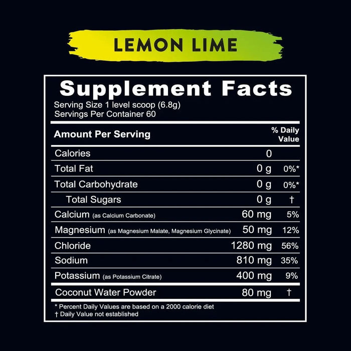 Re - Lyte Hydration - Lemon Lime - Tub - 60 Serves - LYTES