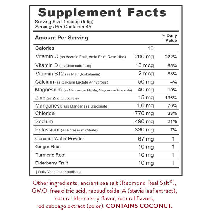 Re-Lyte Immunity - Blackberry - Yo Keto