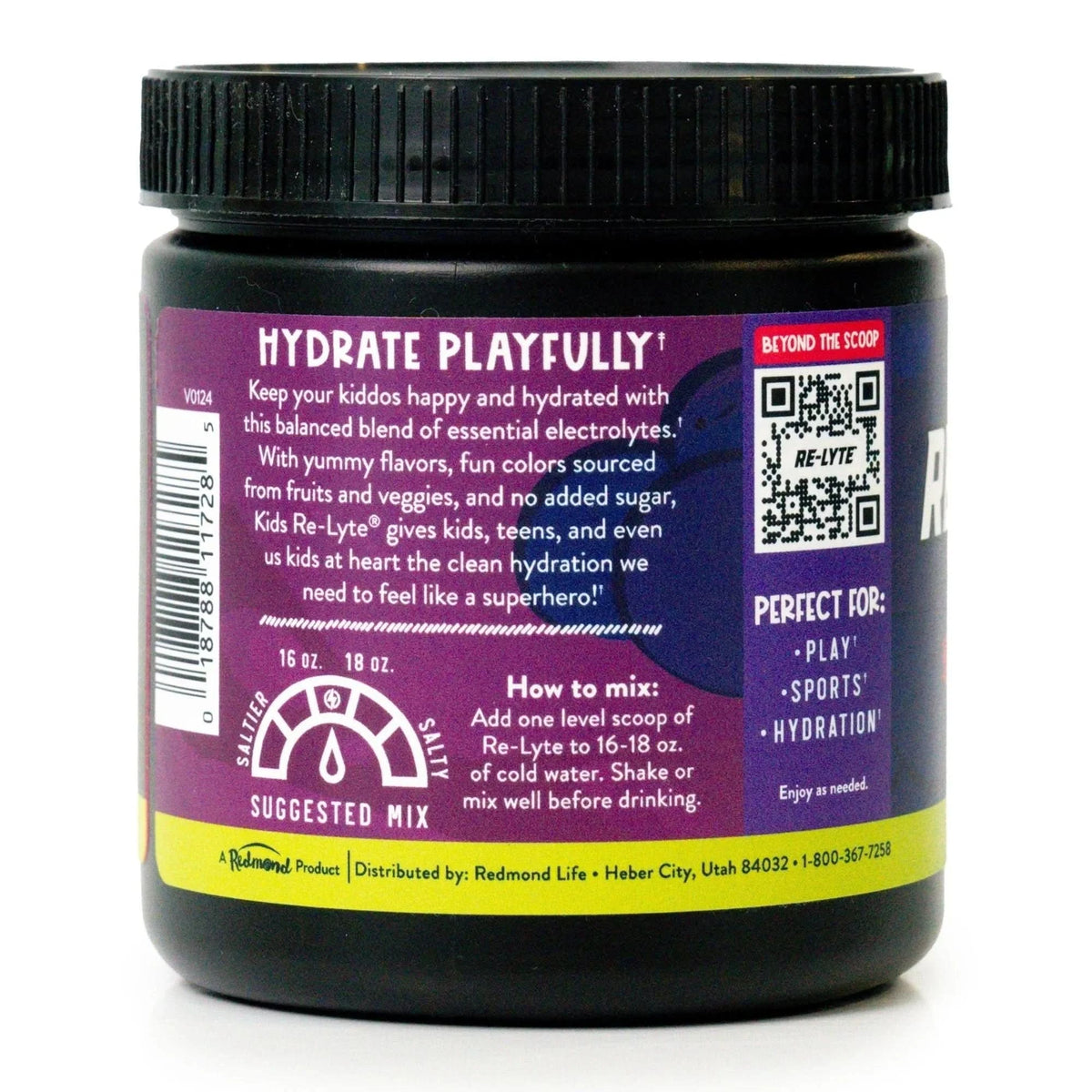 Re - Lyte Kids Hydration - Grape - Tub - 45 Serves - LYTES