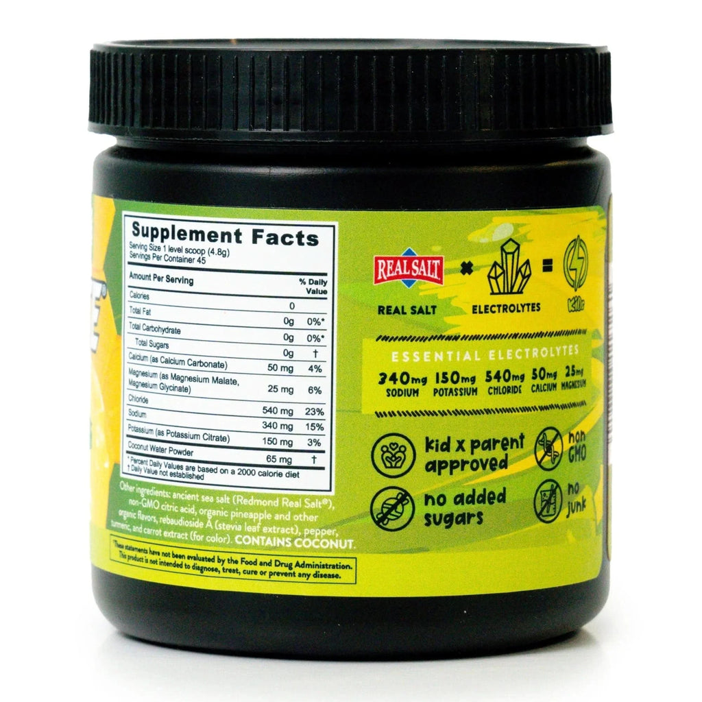 Re - Lyte Kids Hydration - Pineapple - Tub - 45 Serves - LYTES
