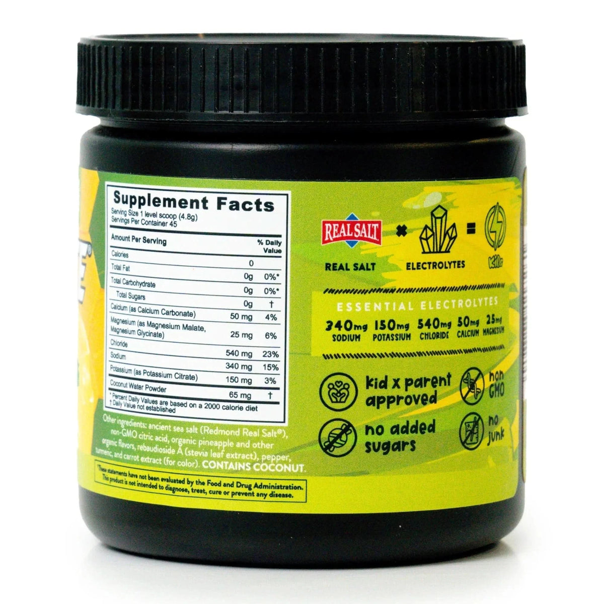 Re - Lyte Kids Hydration - Pineapple - Tub - 45 Serves - LYTES