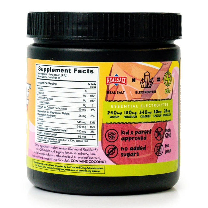Re - Lyte Kids Hydration - Pink Lemonade - Tub - 45 Serves - LYTES
