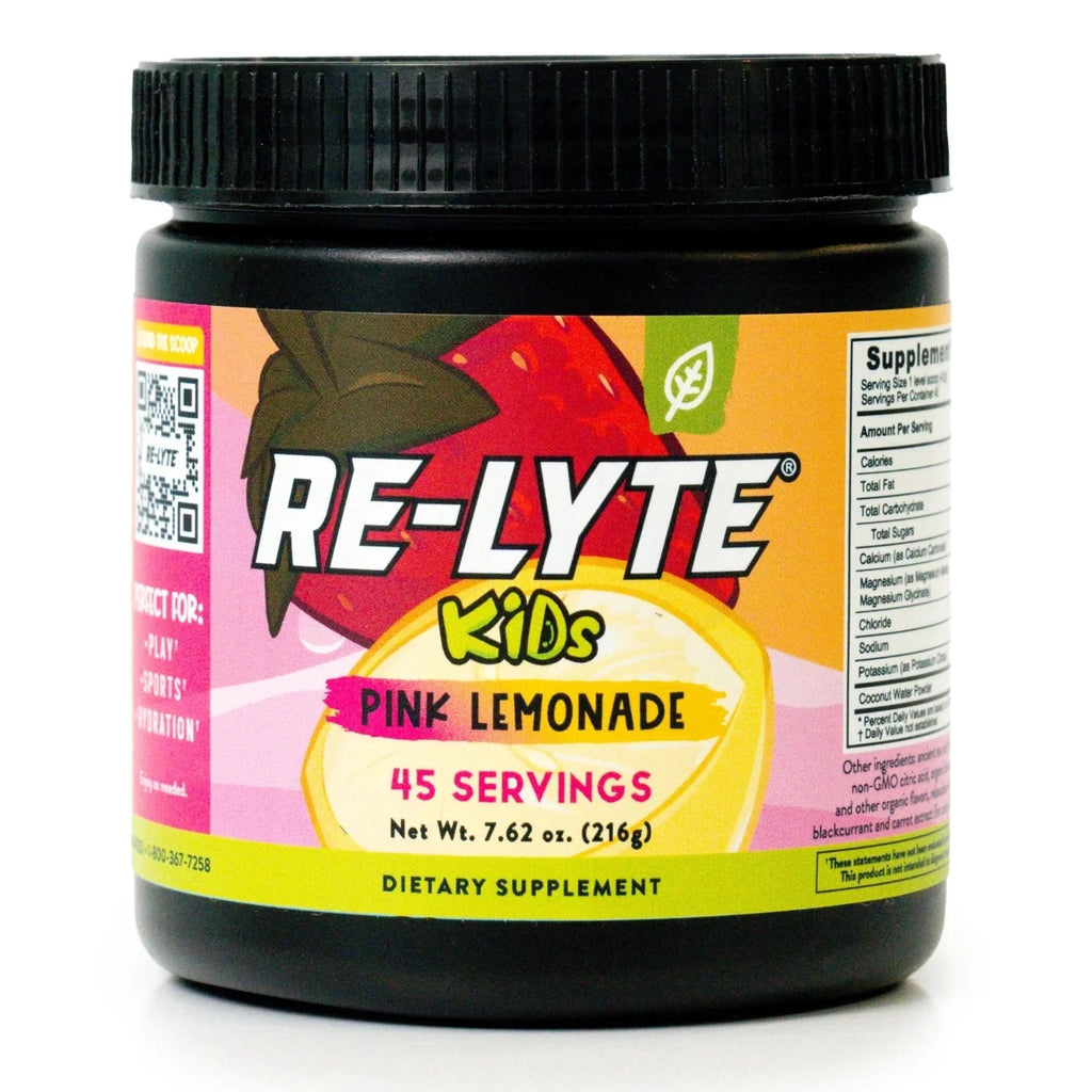 Re - Lyte Kids Hydration - Pink Lemonade - Tub - 45 Serves - LYTES