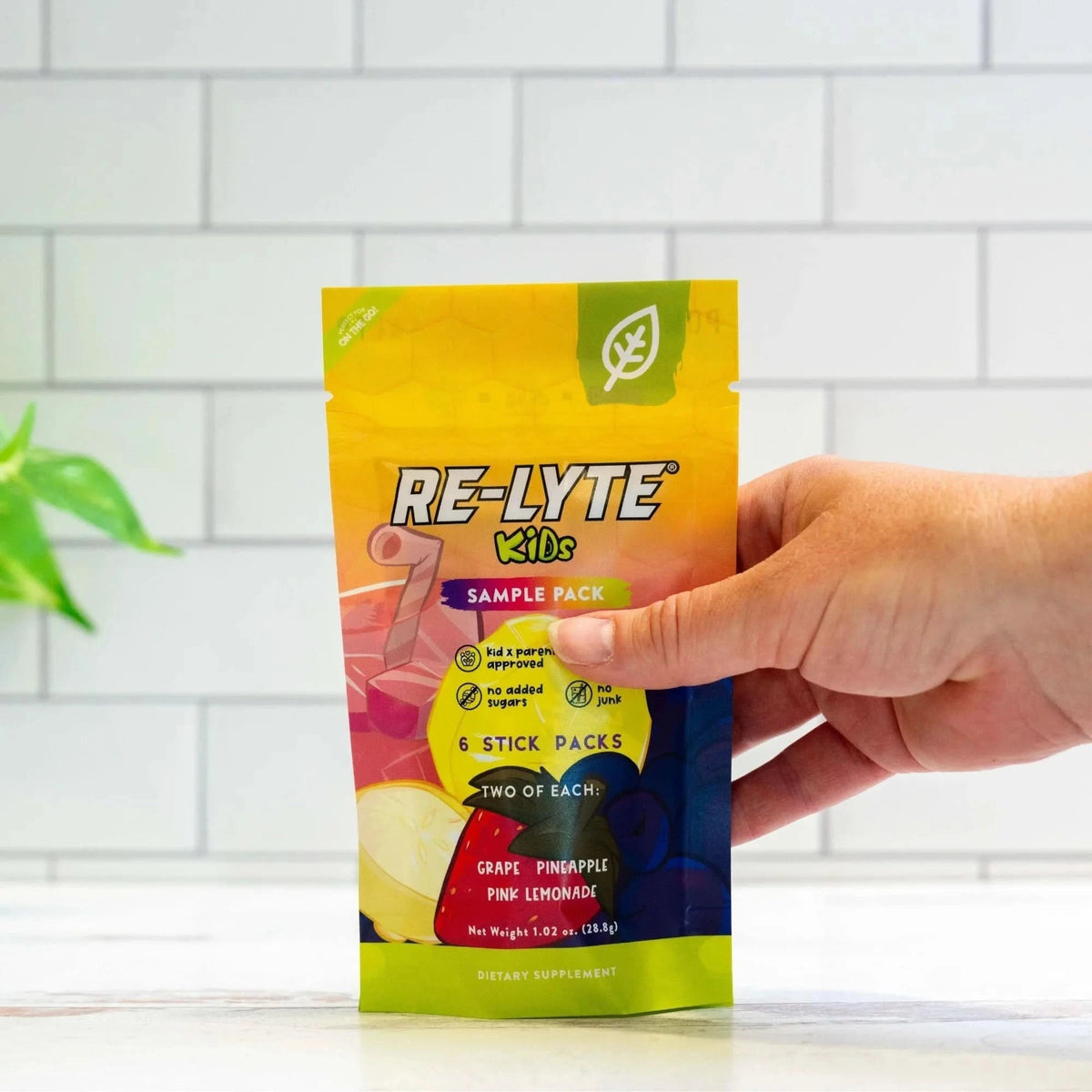 Re - Lyte Kids Hydration - Sample Pack - 6 Stick Packs - LYTES