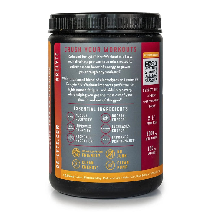 Re - Lyte Pre - Workout Peach Mango - Tub - 30 Serves - LYTES