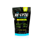 ReLyte Hydration - Lemon Lime - Stick Packs x 30 pouch with keto, paleo, and vegan-friendly electrolyte supplement packaging