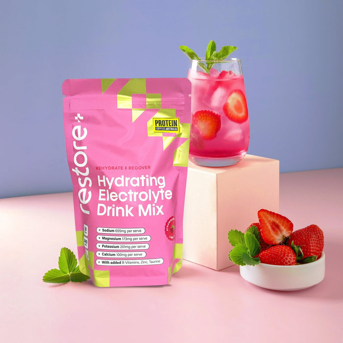 Restore Electrolyte Drink Mix Strawberry & Lime 240g