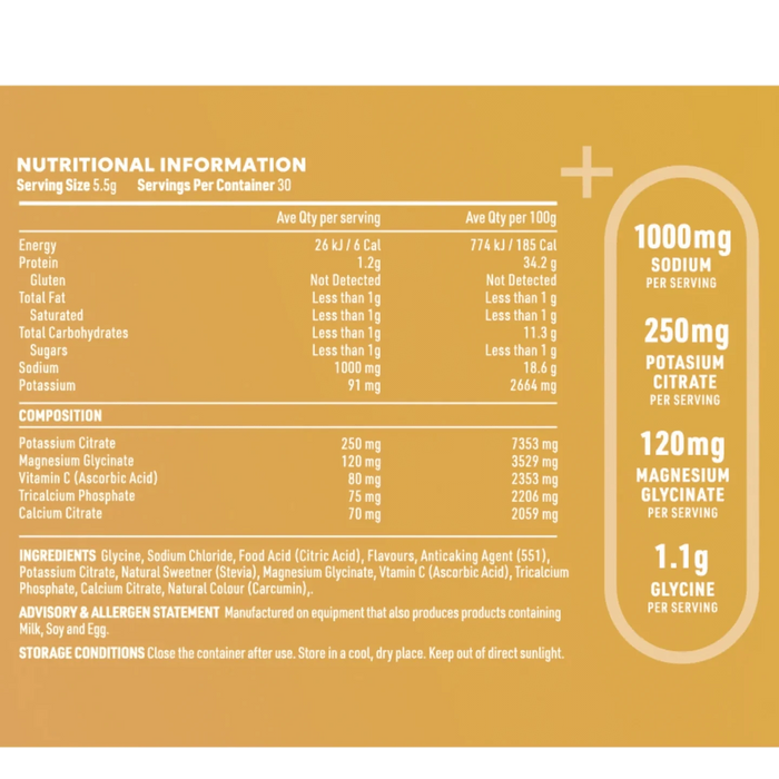 ReVitalise Electrolyte+ Drink - Salty Citrus - 30 Serves - LYTES