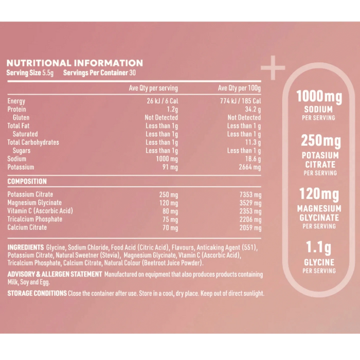 ReVitalise Electrolyte+ Drink - Salty Watermelon - 30 Serves - LYTES