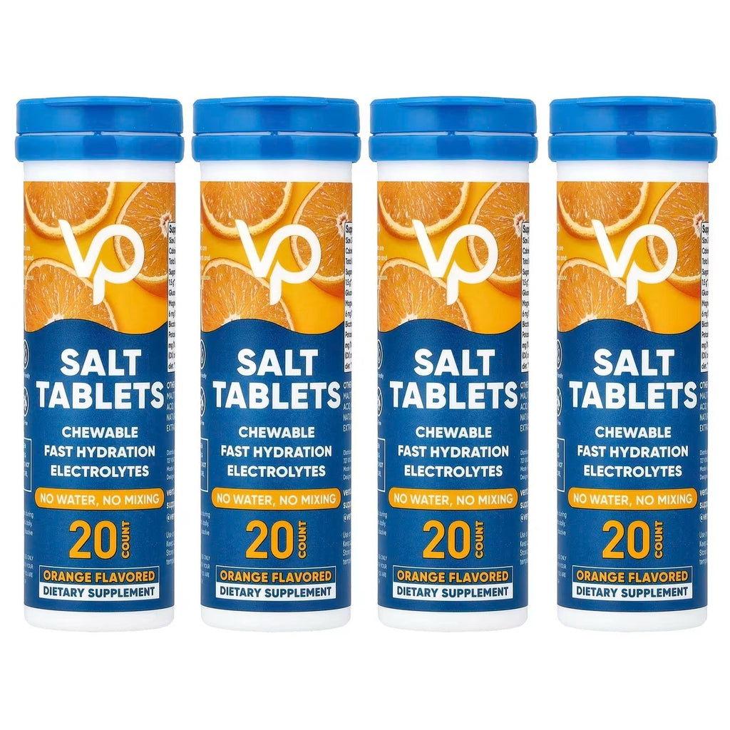 Salt Tablets - Orange - 40 Serves by Venture Pal, chewable electrolytes for hydration in Drinks, Electrolytes collections.