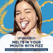 Woman smiling with Salt Tablets - Strawberry - 40 Serves on tongue, promoting Venture Pal electrolytes for hydration.