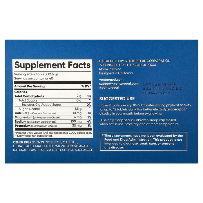 Salt Tablets - Orange - 40 Serves