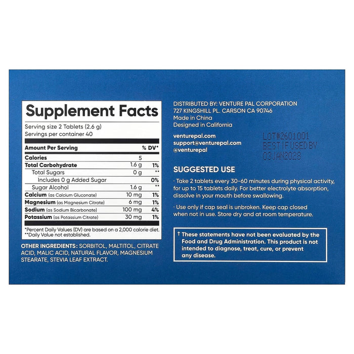 Salt Tablets - Variety Pack - 40 Serves