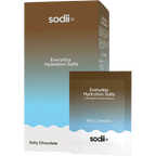 Sodii Salty Chocolate - 30 Sachets electrolyte hydration salts designed for keto and low carb lifestyles, featuring everyday hydration with Lake Deborah ancient lake salt.