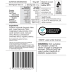 Salty Citrus - 30 Sachets nutrition facts, ingredients, and certification details from Sodii with usage and warning information.