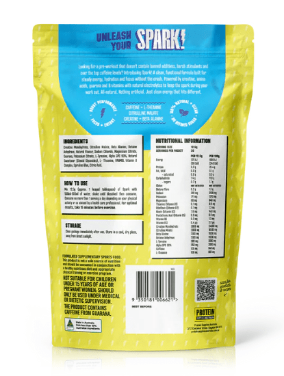 Spark Pre-workout - Blue Raspberry - 250g