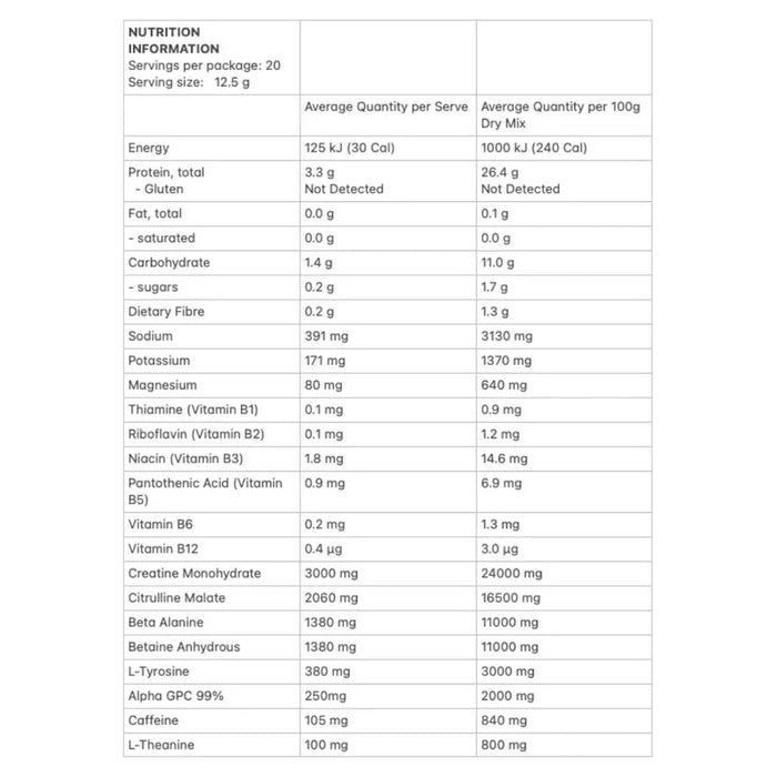 Spark Pre-workout - Blue Raspberry - 250g