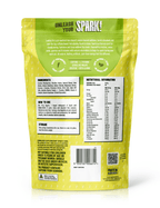 Back of Spark Pre-workout - Sour Apple - 250g packaging by Protein Supplies Australia showing ingredients and nutrition info.