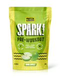 Protein Supplies Australia Spark Pre-workout - Sour Apple - 250g in green packaging, Gluten Free, Low Carb, New Arrivals collections.