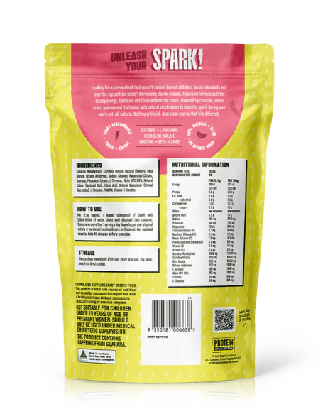 Spark Pre-workout - Strawberry Lime - 250g