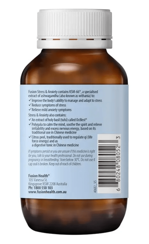 Stress & Calm Support with Ashwagandha - 60 Tablets