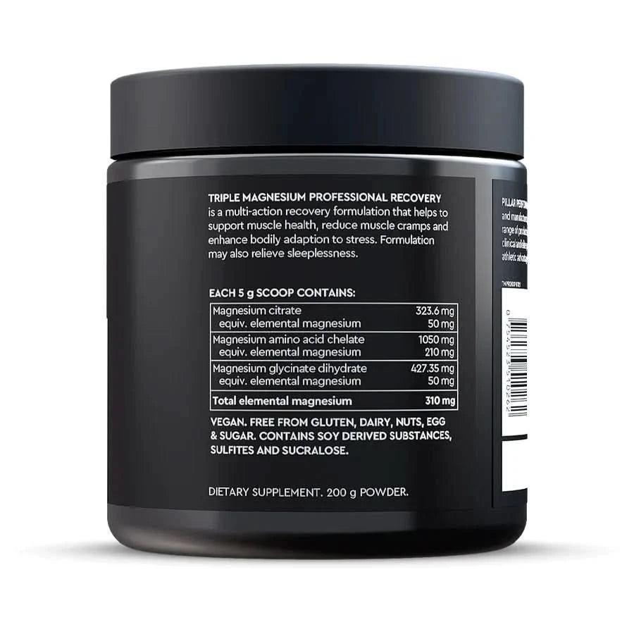 Triple Magnesium Powder - Natural Berry - 200g - LYTES