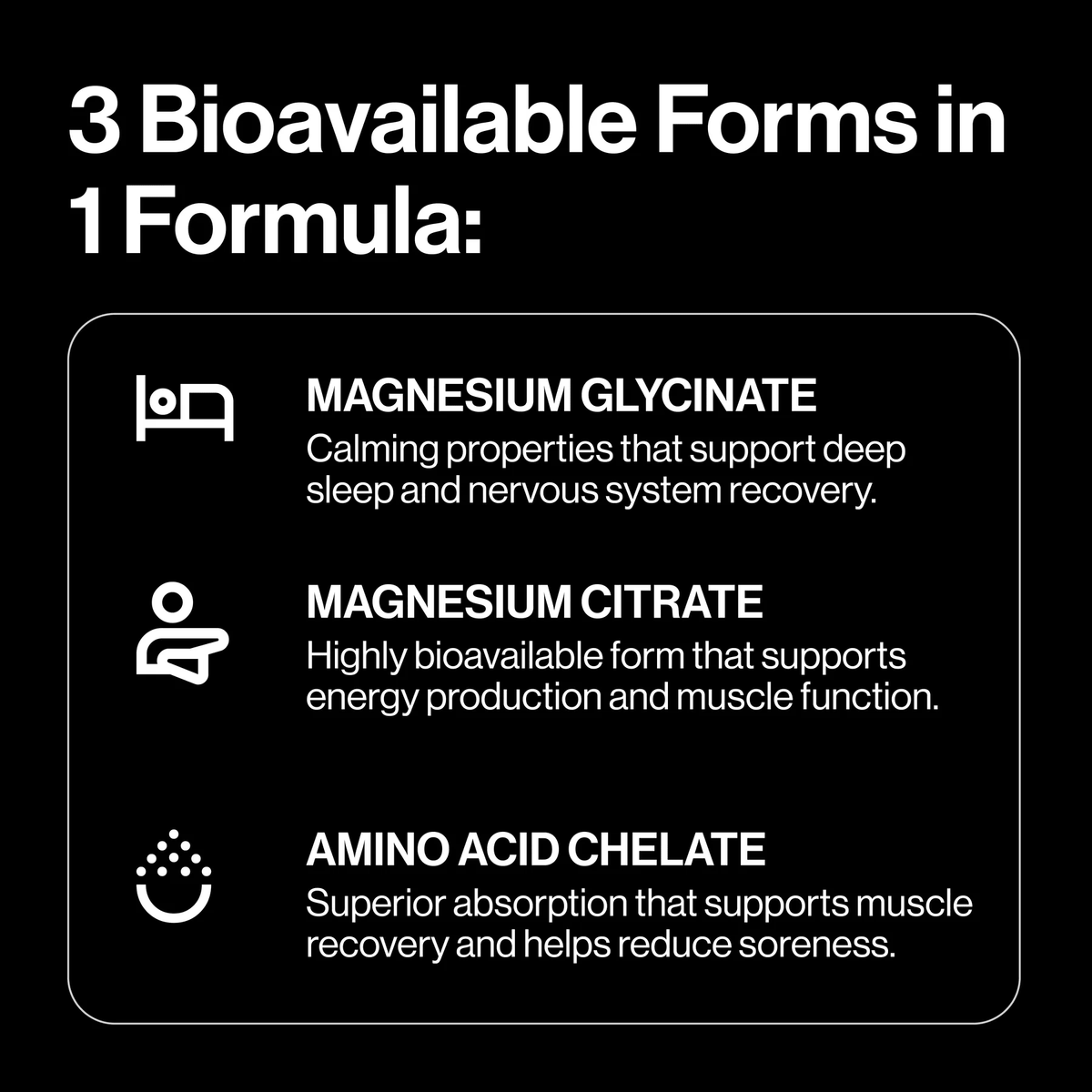 Triple Magnesium Tablets - 60 Tablets by PILLAR PERFORMANCE, sold at LYTES Australia